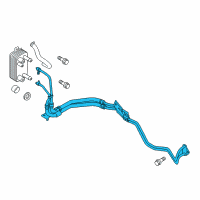 OEM Ford Transit-250 Cooler Pipe Diagram - CK4Z-7R081-D