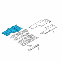 OEM 2017 Infiniti Q60 Floor-Front, RH Diagram - G4320-4GAMA