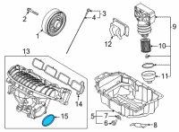 OEM 2021 Hyundai Santa Fe Gasket-Etc Diagram - 28312-2T000