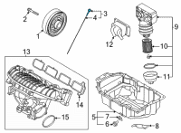 OEM Hyundai Sonata Rod Assembly-Oil Level Gauge Diagram - 26611-2S100
