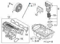 OEM 2022 Hyundai Santa Cruz Rod Assembly-Oil Level Gauge Diagram - 26611-2S100