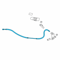 OEM Lexus Hose Diagram - 90075-15071