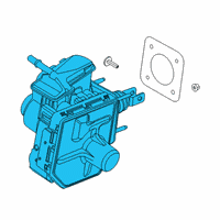 OEM 2020 Ford Police Interceptor Utility Booster Assembly Diagram - L1MZ-2005-F