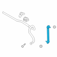 OEM 2022 Chevrolet Equinox Stabilizer Link Diagram - 84517192