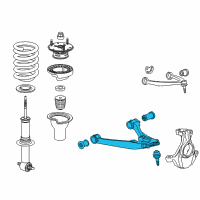 OEM 2016 GMC Yukon Front Lower Control Arm Assembly Diagram - 84114505