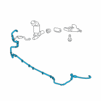 OEM 2011 Toyota Sequoia Washer Hose Diagram - 85270-0C010