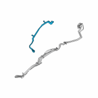 OEM Nissan Pathfinder Pipe-Cooler Diagram - 92460-EA000