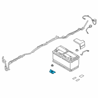 OEM Toyota GR Supra Hold Down Diagram - 74482-WAA01