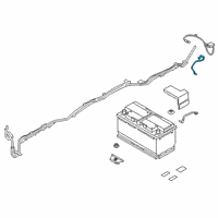 OEM Toyota Negative Cable Diagram - 82284-WAA04