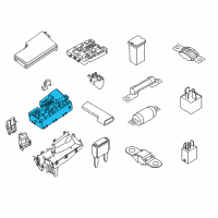 OEM 2013 Ford C-Max Junction Block Diagram - FV6Z-14A068-A