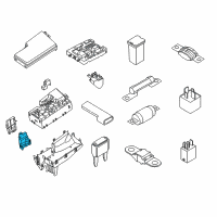 OEM 2018 Ford C-Max Fuse Box Diagram - FV6Z-14A068-B