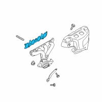 OEM 2017 Nissan Rogue Sport Gasket-Man Exhaust Diagram - 14036-1VA0A