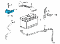 OEM 2021 Cadillac CT5 Hold Down Diagram - 84682580