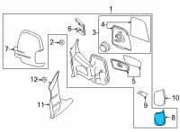 OEM Ford Signal Lamp Diagram - BK3Z-13B375-D