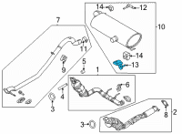 OEM 2022 Ford Bronco SUPPORT Diagram - MB3Z-5277-C