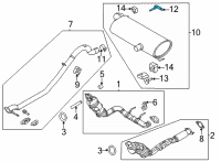 OEM 2022 Ford Bronco SUPPORT Diagram - MB3Z-5277-D