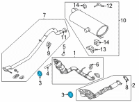 OEM Ford Bronco GASKET Diagram - MB3Z-5C226-A