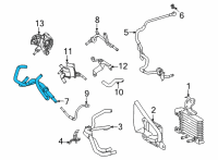 OEM Lexus NX350h Hose Assembly, TRANSMISS Diagram - 32930-42070