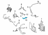 OEM Lexus NX450h+ Hose, Motor Cooling Diagram - G1271-42010