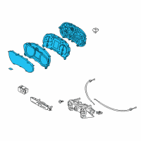 OEM Kia Rio Cluster Assembly-Instrument Diagram - 94011H9030