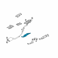 OEM 2012 Hyundai Santa Fe Protector-Heat Front Diagram - 28791-1U000