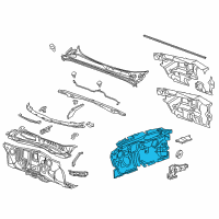 OEM 2017 Chevrolet Malibu Insulator Diagram - 23384312