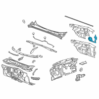 OEM 2017 Chevrolet Malibu Insulator Diagram - 84011871