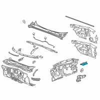 OEM Cadillac Upper Insulator Diagram - 23400458