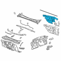 OEM 2016 Chevrolet Malibu Insulator Diagram - 23401671