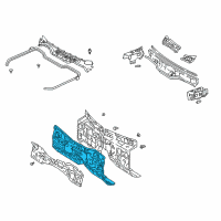 OEM Lexus LS430 Panel Sub-Assy, Dash Diagram - 55101-50050