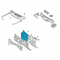 OEM 2001 Lexus LS430 Insulator Assy, Dash Panel Diagram - 55210-50090