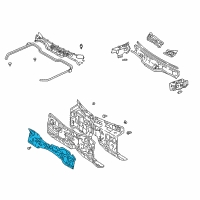 OEM Lexus LS430 Insulator, Dash Panel, Outer Diagram - 55223-50070