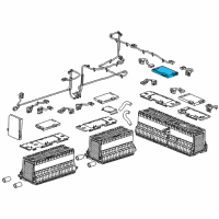 OEM 2013 Chevrolet Volt Module Diagram - 22885656