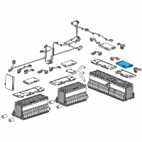 OEM 2014 Chevrolet Volt Module Diagram - 22885657