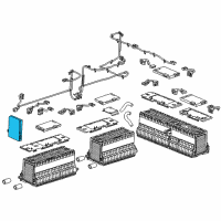 OEM 2014 Chevrolet Volt Module Diagram - 24279766