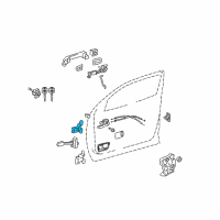 OEM 2022 Toyota Sequoia Cylinder & Keys Diagram - 69052-0C030