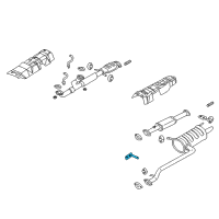 OEM 2004 Hyundai XG350 Support Assembly-Hanger Diagram - 28776-38010