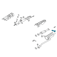 OEM 2004 Hyundai XG350 Support Assembly-Hanger Diagram - 28785-38010