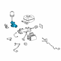 OEM 2008 Toyota FJ Cruiser Pump Diagram - 47960-60050