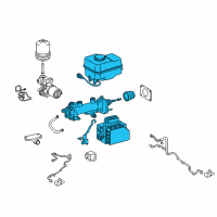 OEM 2014 Toyota Land Cruiser Master Cylinder Diagram - 47025-60560