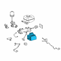 OEM 2019 Toyota Land Cruiser ABS Regulator Diagram - 47217-60530