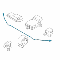 OEM 2018 BMW 540i xDrive SENSOR FOR PEDESTRIAN PROTEC Diagram - 65-77-5-A2A-060