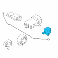 OEM 2020 BMW 740i xDrive Accelerating Sensor Diagram - 65-77-9-341-546