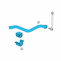 OEM 2017 Chevrolet Camaro Stabilizer Bar Diagram - 84458196