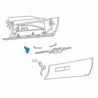 OEM 2015 Dodge Dart Bezel-Led Diagram - 68155115AB