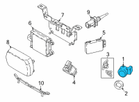 OEM 2021 BMW 330e xDrive ULTRASONIC SENSOR, MINERAL W Diagram - 66-20-9-826-956