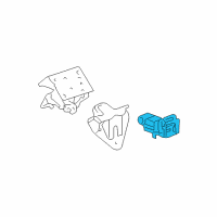 OEM 2015 Chevrolet Express 3500 Transmission Mount Diagram - 22812156