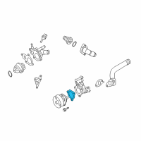 OEM 2009 Nissan Altima Gasket-Water Pump Diagram - 21014-8J010