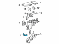 OEM 2021 Toyota Sienna Side Cover Diagram - 82663-08090