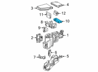 OEM Toyota Sienna Junction Block Diagram - 82660-08070